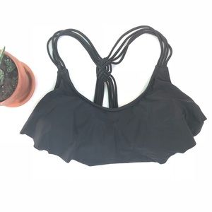 Xhilaration | Black Swim Top | Size M